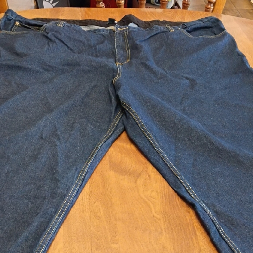 King Size Relaxed Fit Denim Jeans for Men Size 54x38 Big NWOT